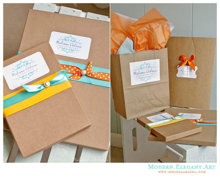 Complete packaging for Melissa Arlena Photography