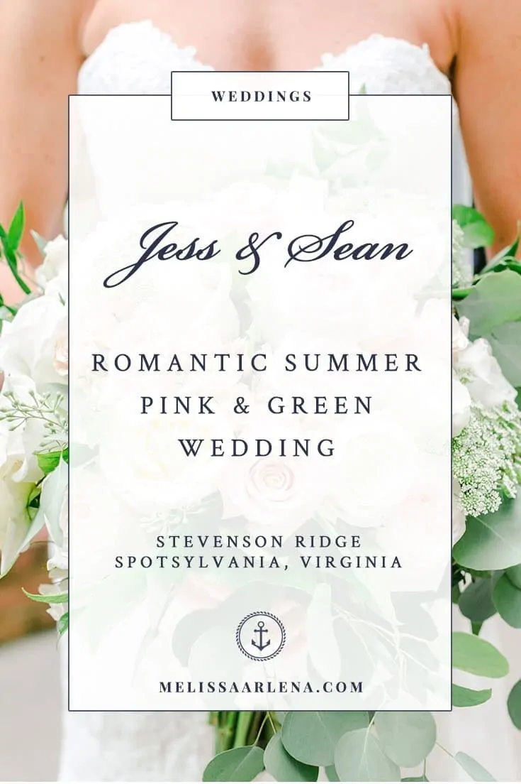 Jessica & Sean Romantic Pink & Green Summer Stevenson Ridge Wedding by Melissa Arlena Photography