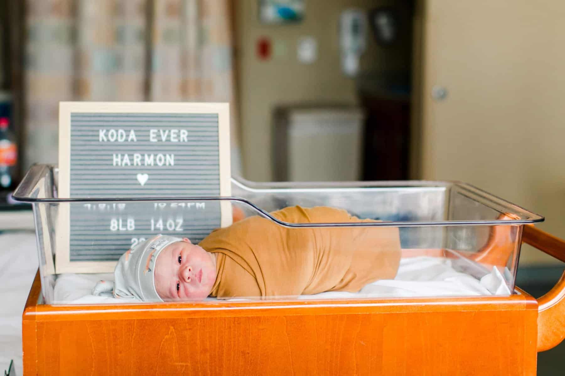 DIY Hospital Newborn Photos