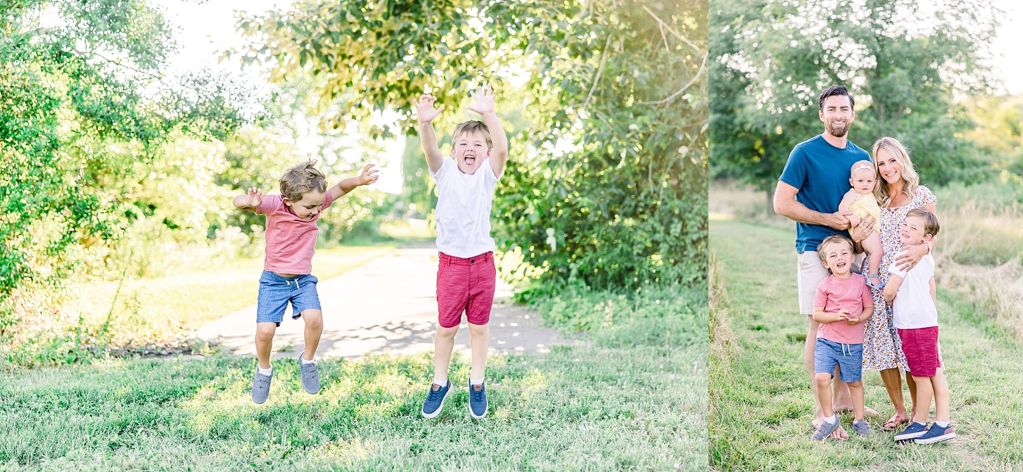 Outdoor family portraits by Melissa Arlena Photography