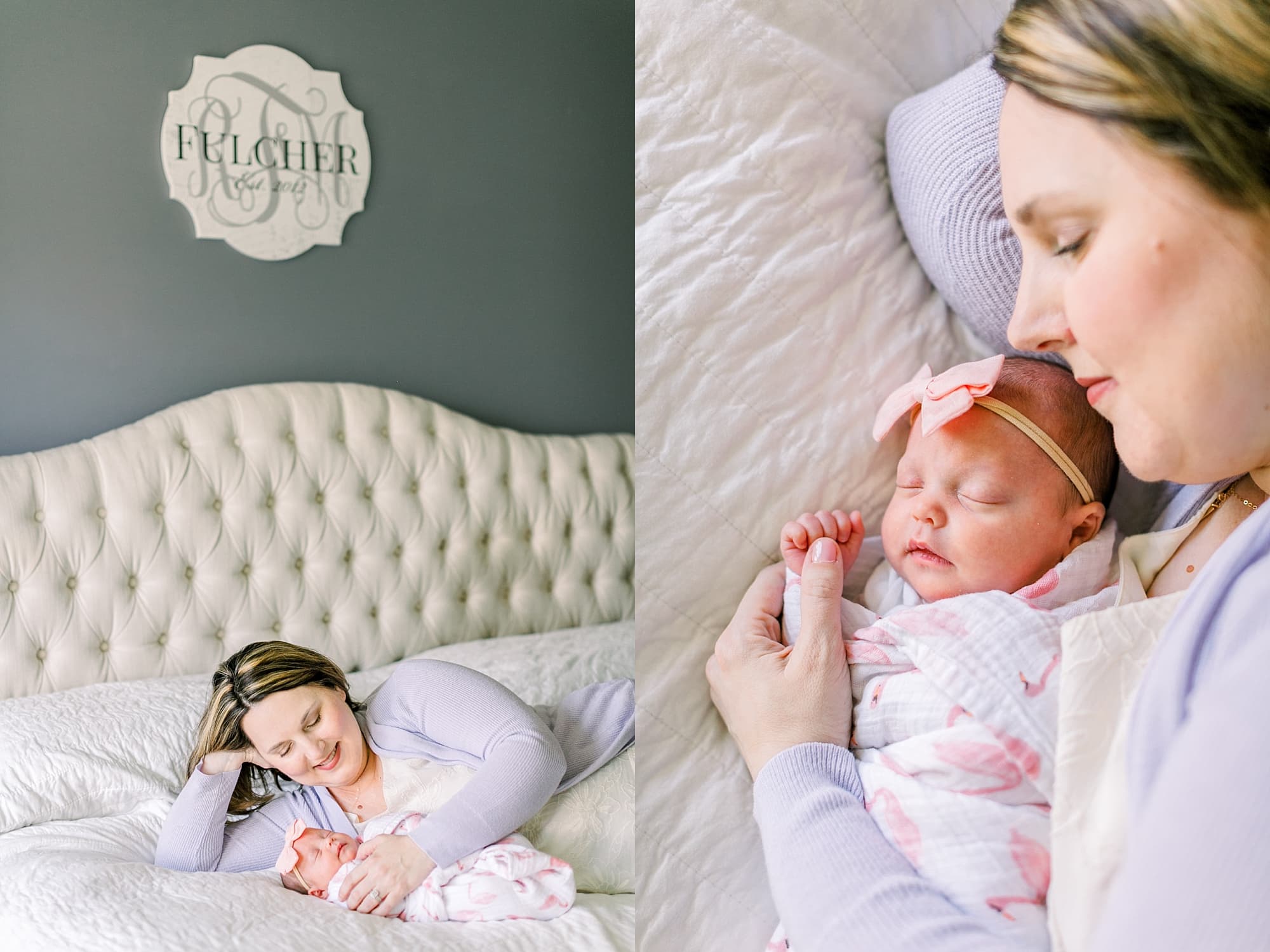 Relaxed Newborn Photos at Home