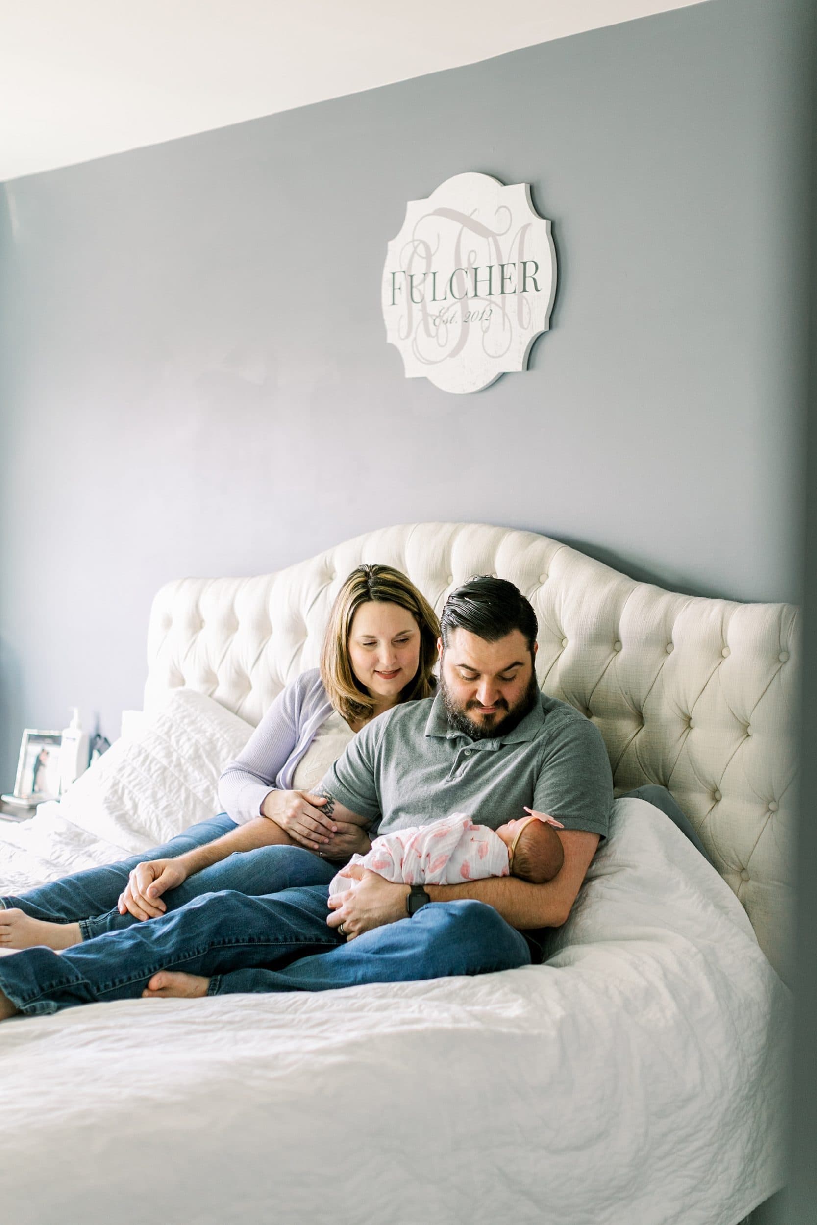Relaxed Newborn Photos at Home