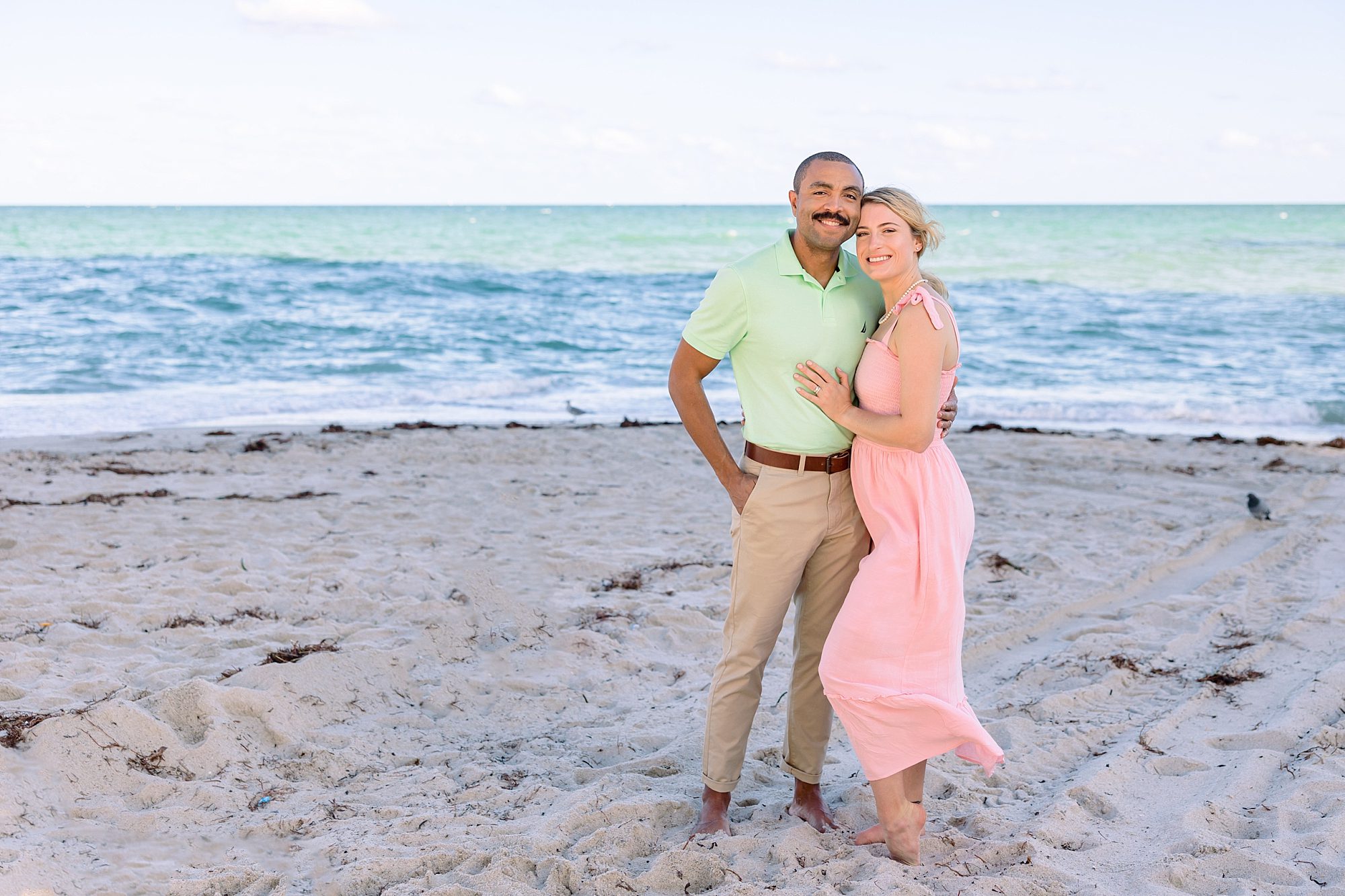 couples photo in Florida beach