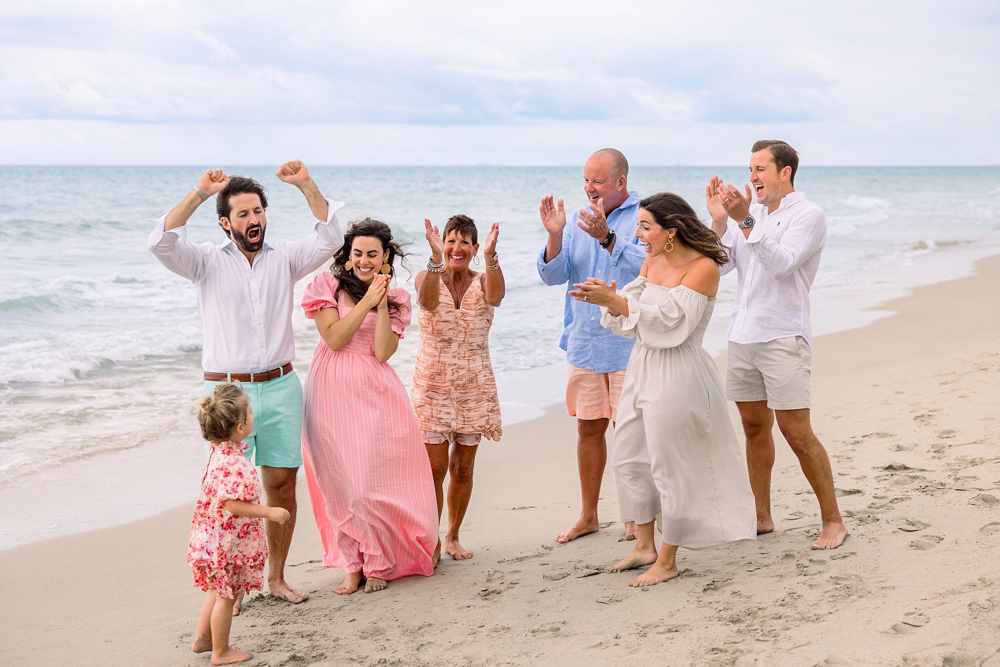 extended family photoshoot in Fort Lauderdale