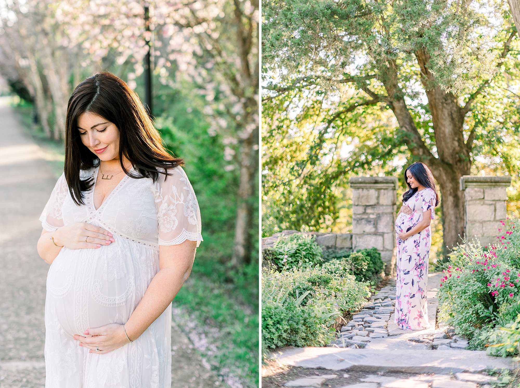 The Best Richmond Midwives : 6 Teams to Guide You Through Birth 6 Pregnant mom standing in a blooming garden, wearing a flowing dress and gently holding her belly, surrounded by vibrant flowers
Expectant mother walking through a lush garden path, smiling softly as she cradles her baby bump among colorful greenery.